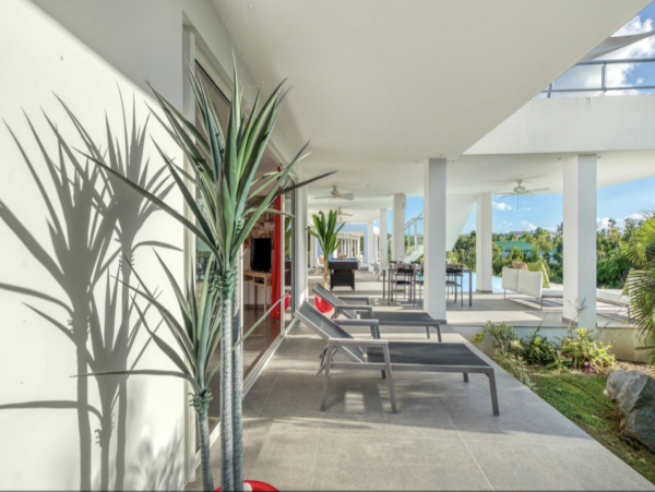 St. Martin luxury Five Bedroom Vacation Rental Villa Pool Sea Views