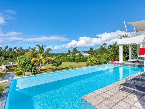 St. Martin luxury Five Bedroom Vacation Rental Villa Pool Sea Views