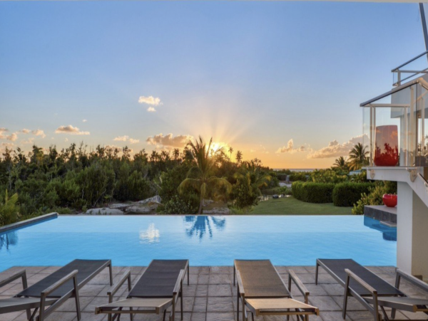 St. Martin luxury Five Bedroom Vacation Rental Villa Pool Sea Views