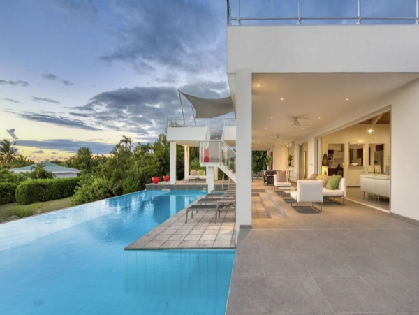 St. Martin luxury Five Bedroom Vacation Rental Villa Pool Sea Views