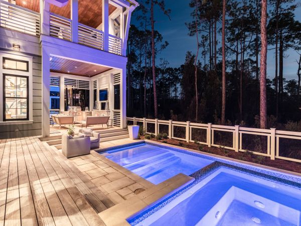 WaterColor Luxury Vacation Rental Pool Amenities Luxury- Main House & Guest Carriage House - additional view, photo 3