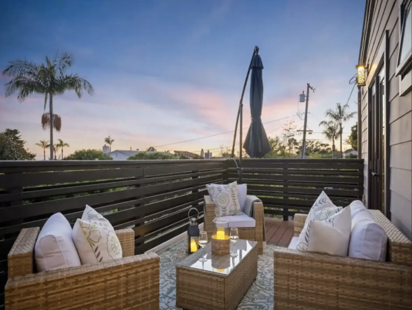 Santa Barbara Five Bedroom Vacation Rental Home Walk to Beach