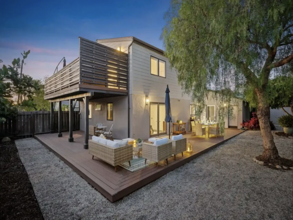 Santa Barbara Five Bedroom Vacation Rental Home Walk to Beach