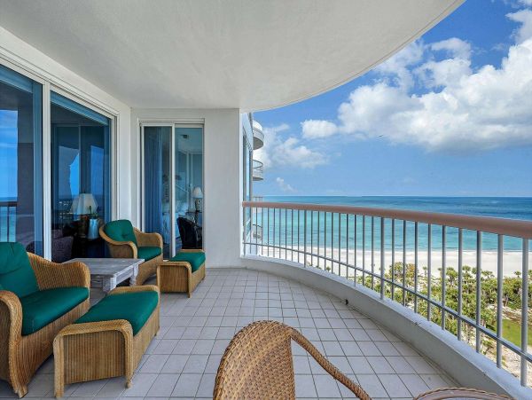 Longboat Key Luxury Two Bedroom plus Den Beachfront Condo New Rental Open For Season!
