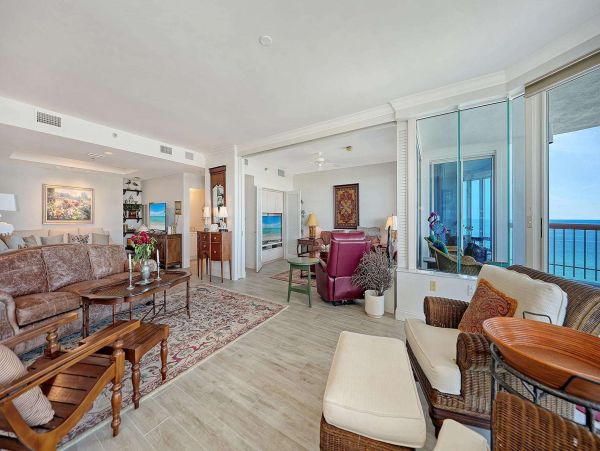 Longboat Key Luxury Two Bedroom plus Den Beachfront Condo New Rental Open For Season!