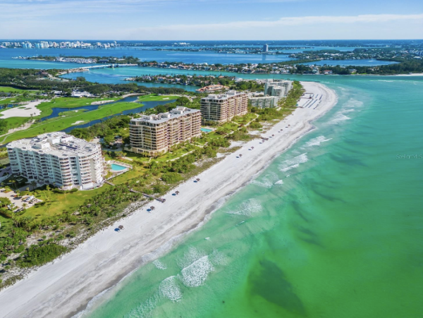 Longboat Key Luxury Two Bedroom plus Den Beachfront Condo New Rental Open For Season!