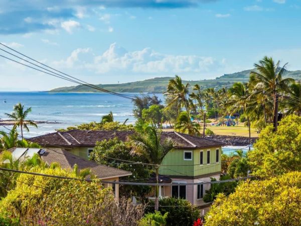 Ocean View Cottage Poipu - Kauai Vacation Rental with A/C