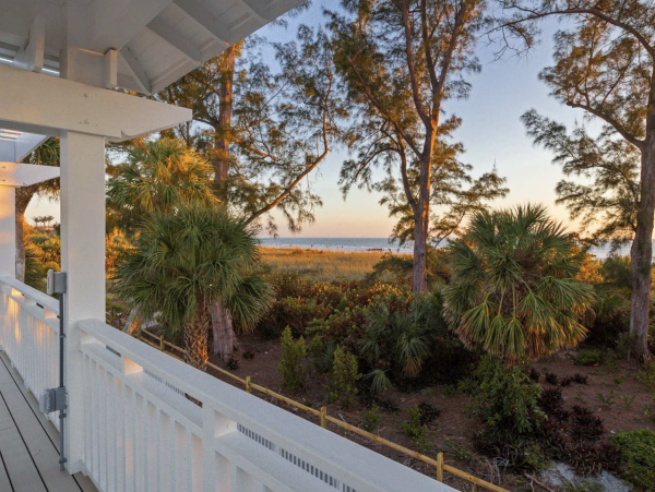 Steps to The Sand Anna Maria Island Gulf Front Vacation Rental Home.