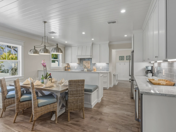 Steps to The Sand Anna Maria Island Gulf Front Vacation Rental Home.
