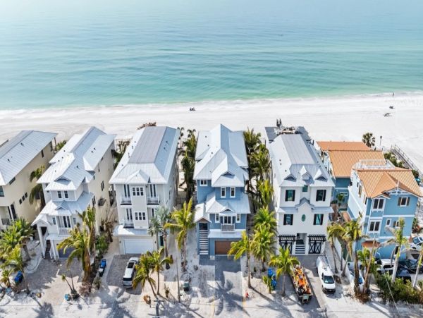 Beachfront Anna Maria Island Luxury Vacation Rental - Bradenton Beach Eight Bedroom Pool Home