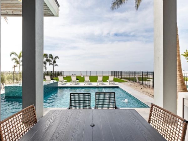 Beachfront Anna Maria Island Luxury Vacation Rental - Bradenton Beach Eight Bedroom Pool Home
