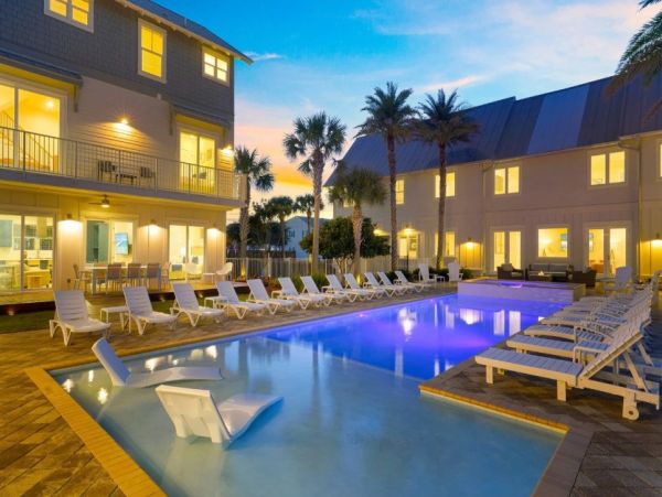 Miramar Beach 15 Bedroom Vacation Estate - Luxury Destin Estate Rental Main House & Guest House