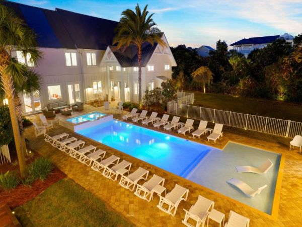 Miramar Beach 15 Bedroom Vacation Estate - Luxury Destin Estate Rental Main House & Guest House