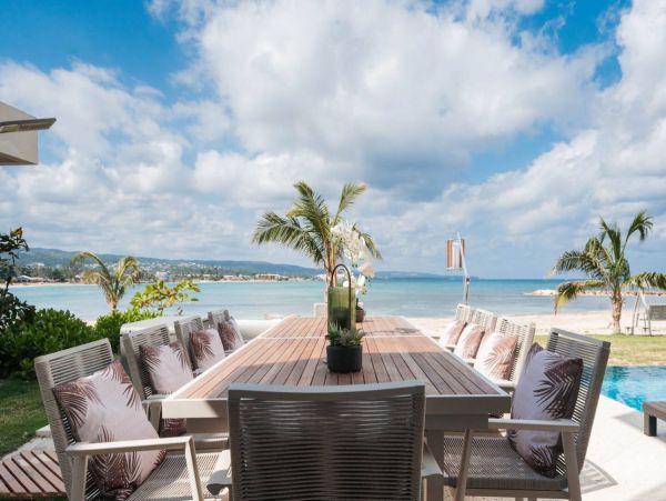 Jamaica Luxury Beachfront Villa - Runaway Bay Vacation Rental- Chef Butler & House Keeper