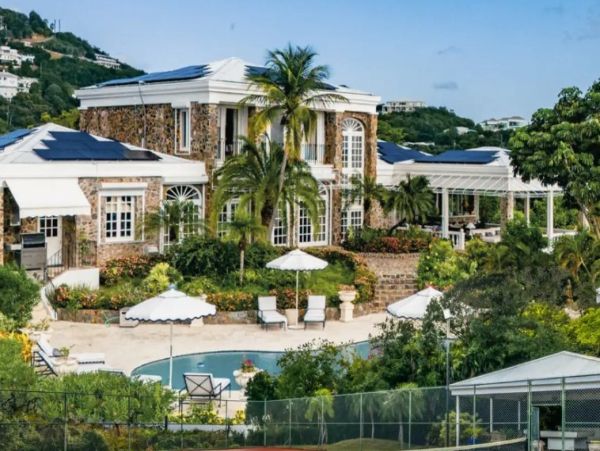 Ocean View St. Thomas Villa With Private Pool And Spa