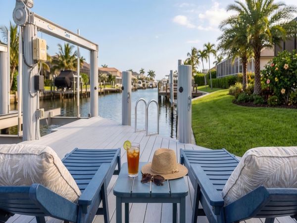 Marco Island Waterfront Home with Heated Pool