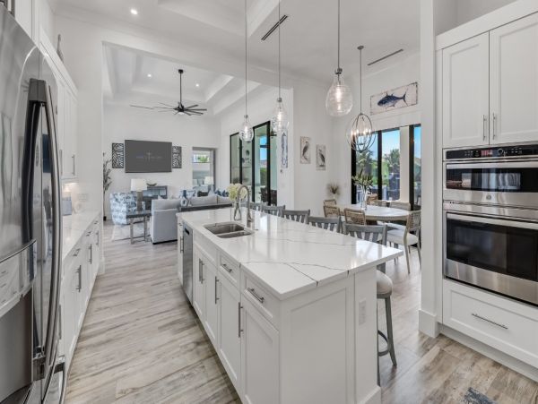 Marco Island Waterfront Home with Heated Pool