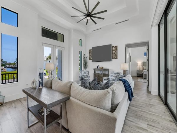 Marco Island Waterfront Home with Heated Pool