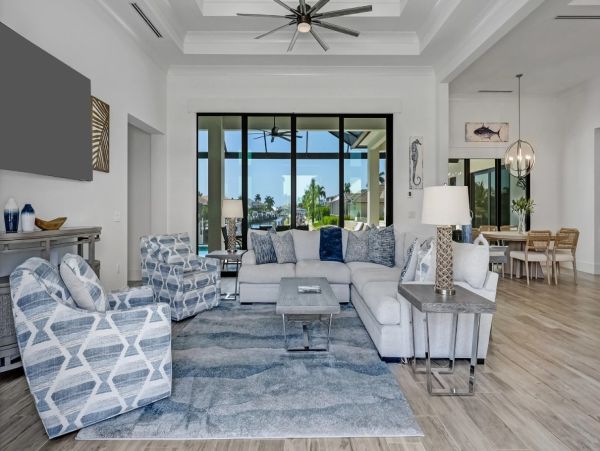 Marco Island Waterfront Home with Heated Pool