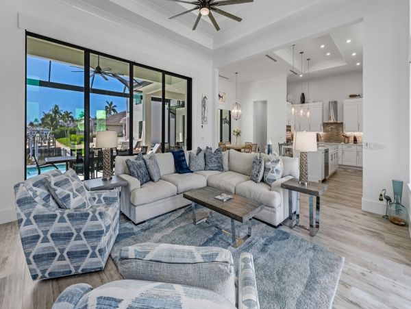 Marco Island Waterfront Home with Heated Pool