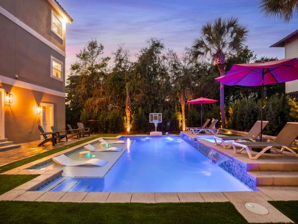 Luxury Beach House with Private Pool & Beach Access