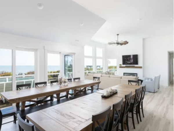 Beachfront Outer Banks Beach House with Private Pool Views & Movie Theatre