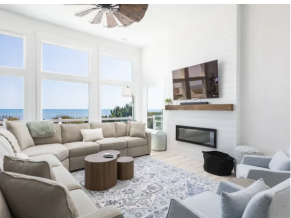 Beachfront Outer Banks Beach House with Private Pool Views & Movie Theatre