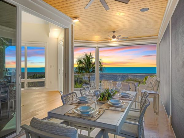 Gulf-Front Four-Bedroom Home With Pool in Captiva