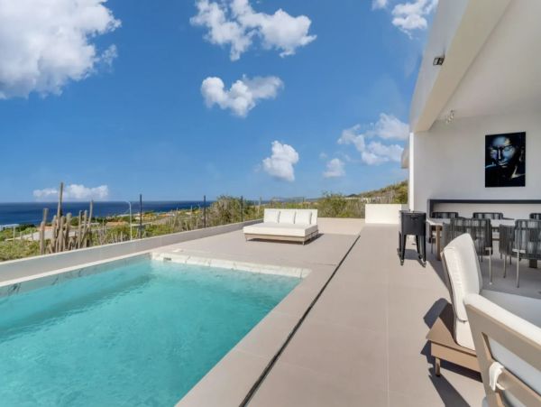 Luxury Villa Bonaire - Caribbean Ocean View Villa with Private Pool