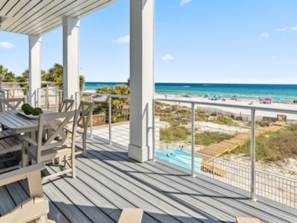 Panama City Beach Gulf-Front Vacation Rental  Pool On Beach