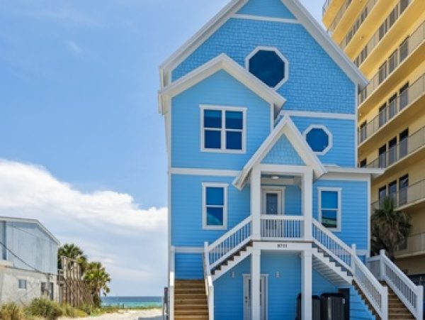 Panama City Beach Gulf-Front Vacation Rental  Pool On Beach