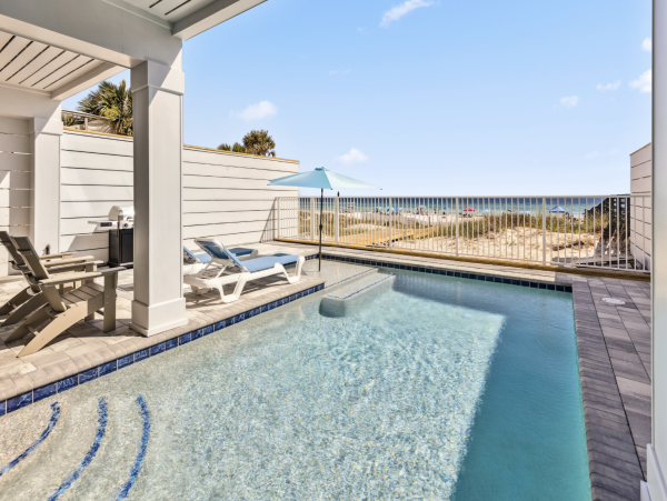 Panama City Beach Gulf-Front Vacation Rental  Pool On Beach