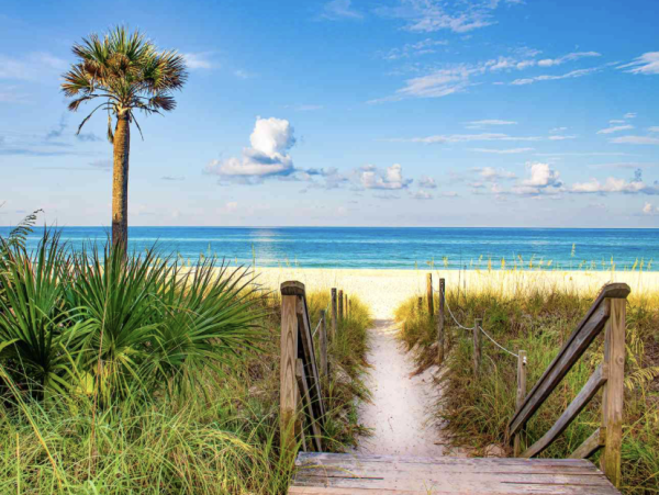 Panama City Beach Gulf-Front Vacation Rental  Pool On Beach