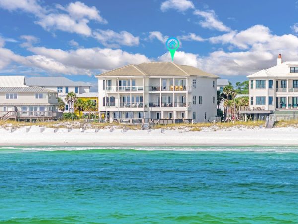 Gulf Front Destin Townhome With Private Beach Access
