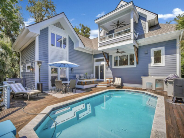 Luxury South Forest Beach Six Bedroom Vacation Villa
