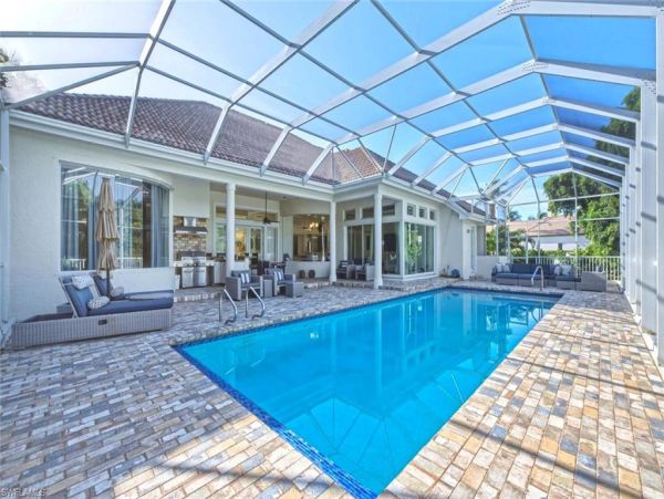 Luxury Naples Florida vacation Rental Private Pool Outdoor Kitchen Coastal Living - additional view, photo 3