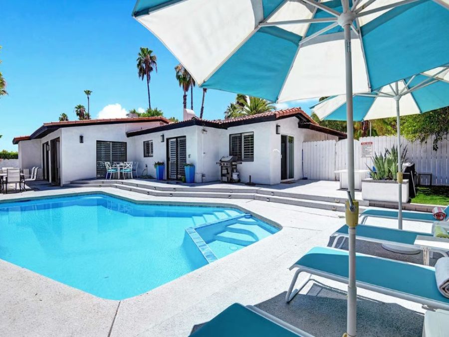 Palm Springs Vacation Rental Private Pool & Mountain Views