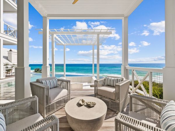 Gulf Front Luxury Estate in Seacrest Beach with 9 Bedrooms and Private Beach