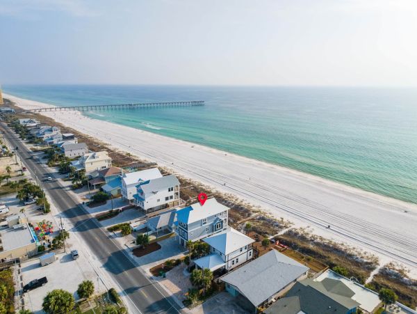 Panama City Beach Beachfront Vacation Home Private Pool and Gulf Views - additional view, photo 5