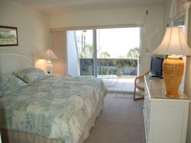 King bed in master bedroom