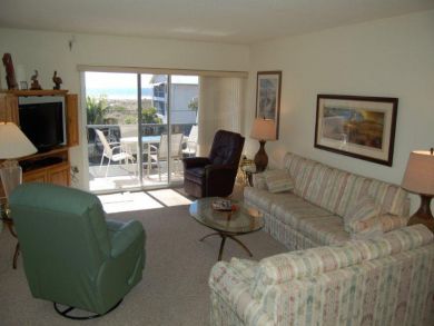 Living area open to balcony