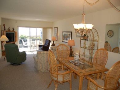 Dining area seats four