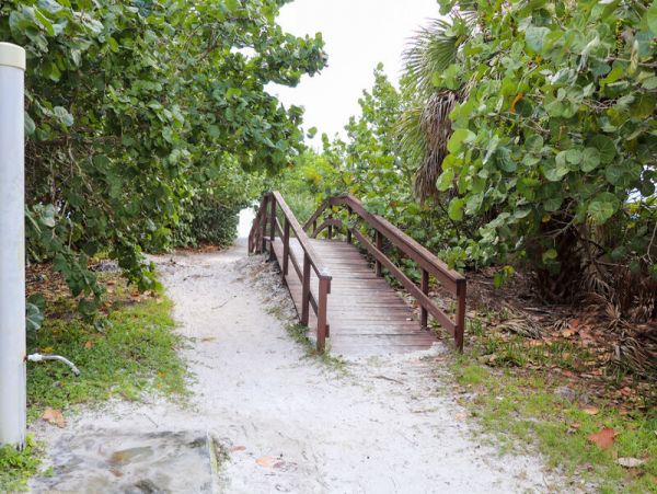 No streets to cross to get to beach