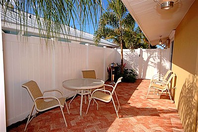 Private patio