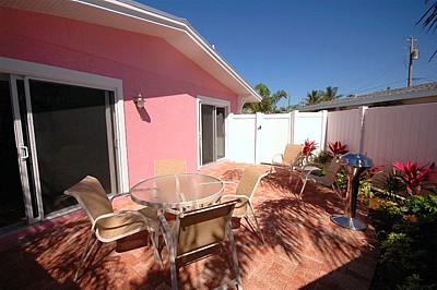 Private patio