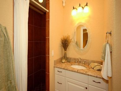 Bathroom with walk-in shower