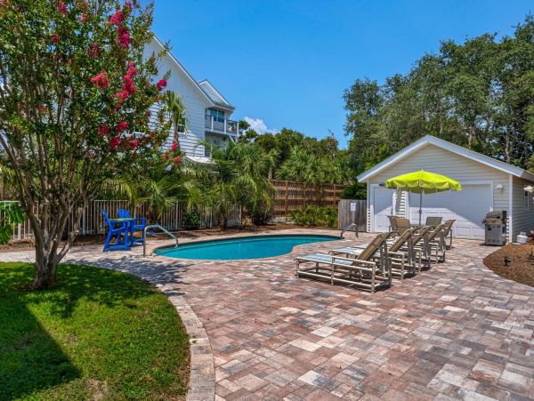 Beach Getaway - Steps from the Shore with Private Pool