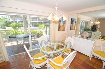 Dining room seats four Dining room seats four