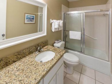 Bathroom with Shower Over Tub
