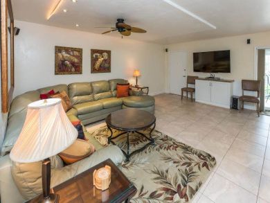 Living Room with Wall Mounted TV